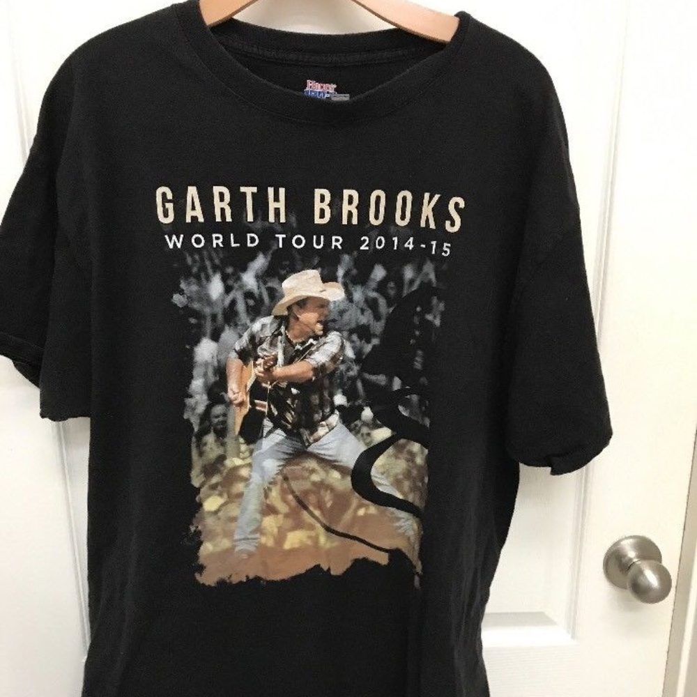 HANES BEEFY-T "Garth Brooks 2014-2015 World Tour"